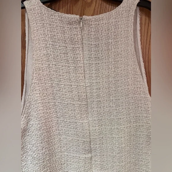 ZARA Ecru Cream Fringed Textured Weave Sleeveless Top Size XL Music Festival - Picture 12 of 12